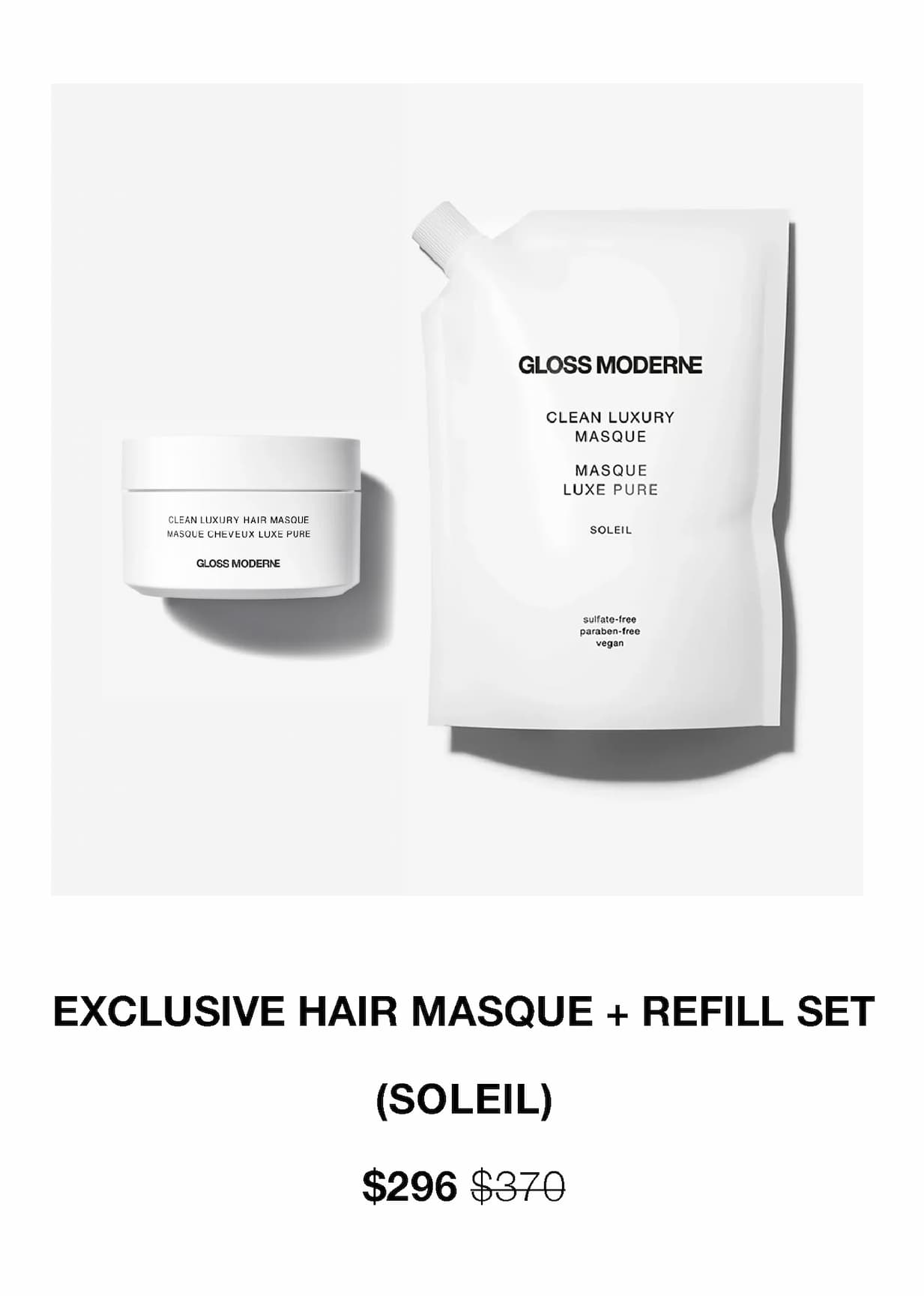 Exclusive Hair Masque + Refill Set – Soleil