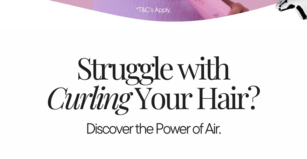 40% off Aircurl*