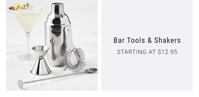 Bar Tools & Shakers STARTING AT $12.95