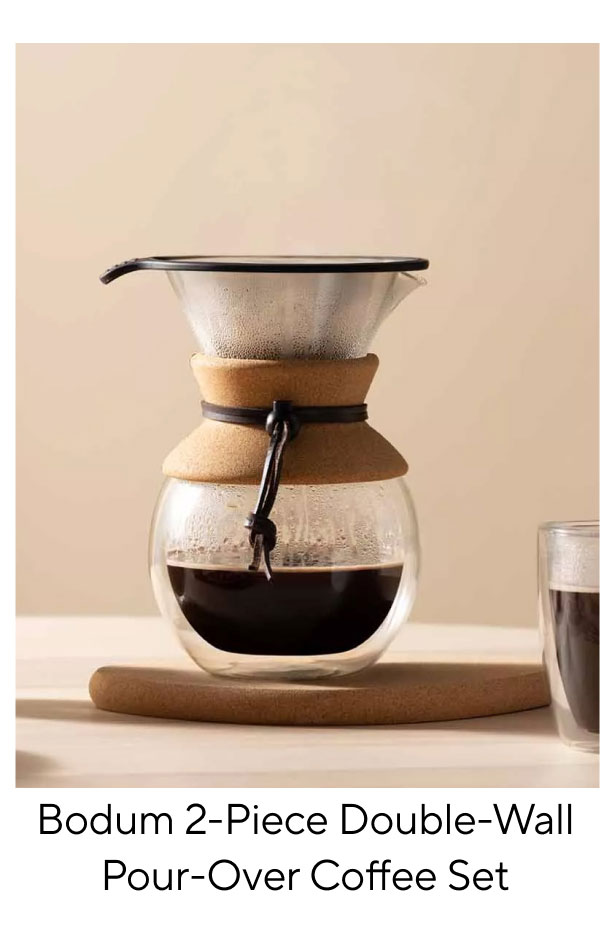 Bodum 2-Piece Double-Wall Pour-Over Coffee Set