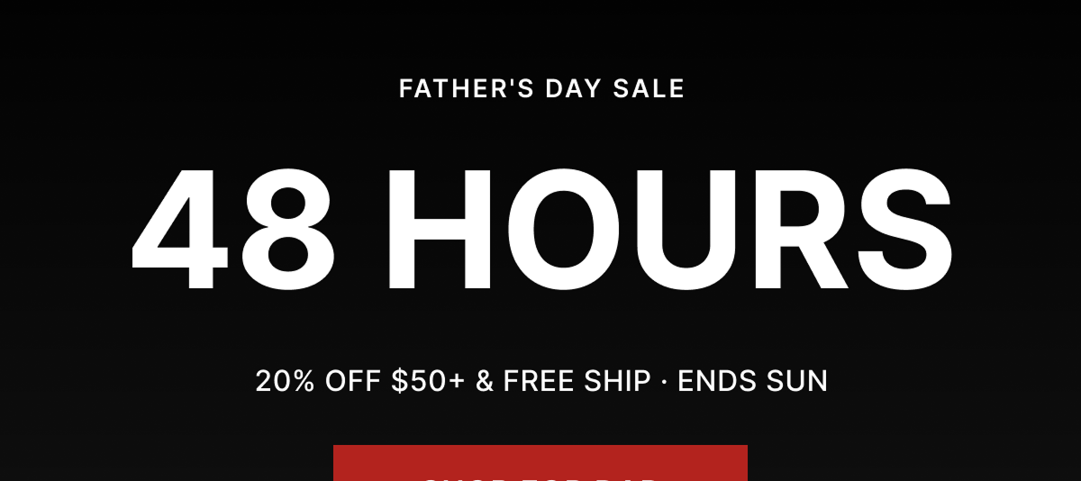Enjoy 20% off orders $50+ and free shipping on qualifying orders.