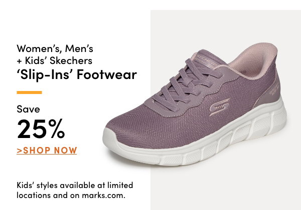 Women's, Men's + Kids' Skechers 'Slip-ins' Footwear Save 25%