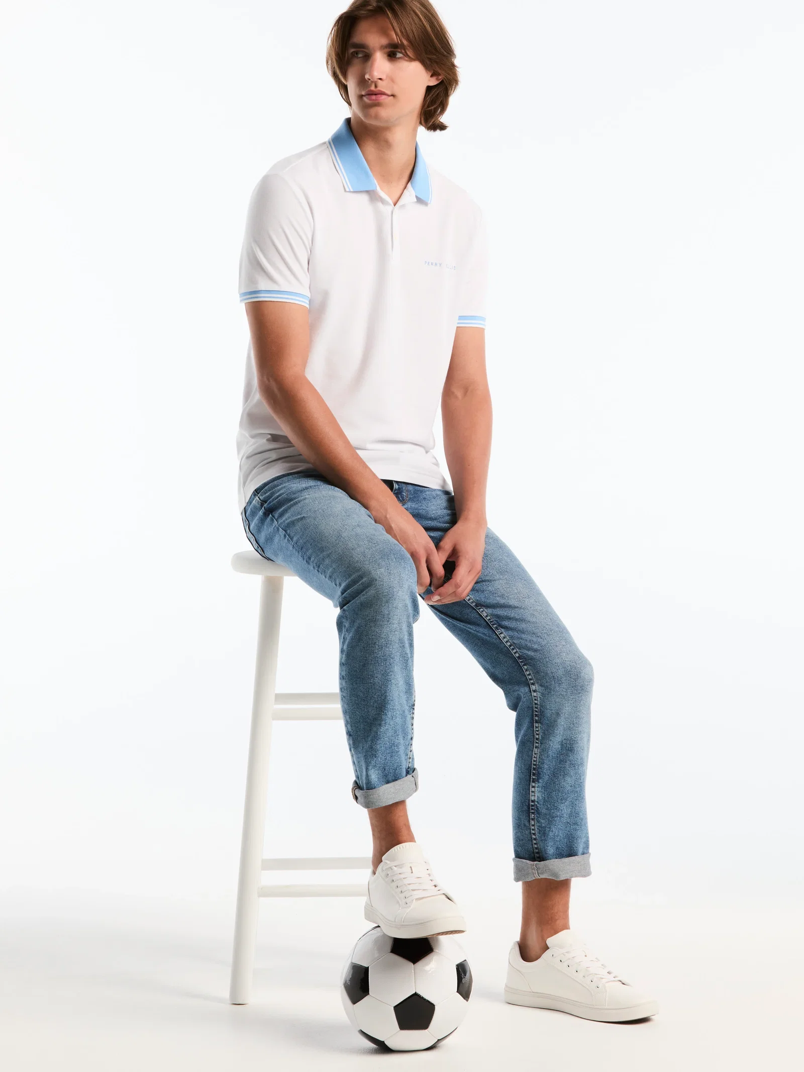 Cotton Pique Polo Shirt Argentina Edition Cotton Pique Polo Shirt Argentina Edition