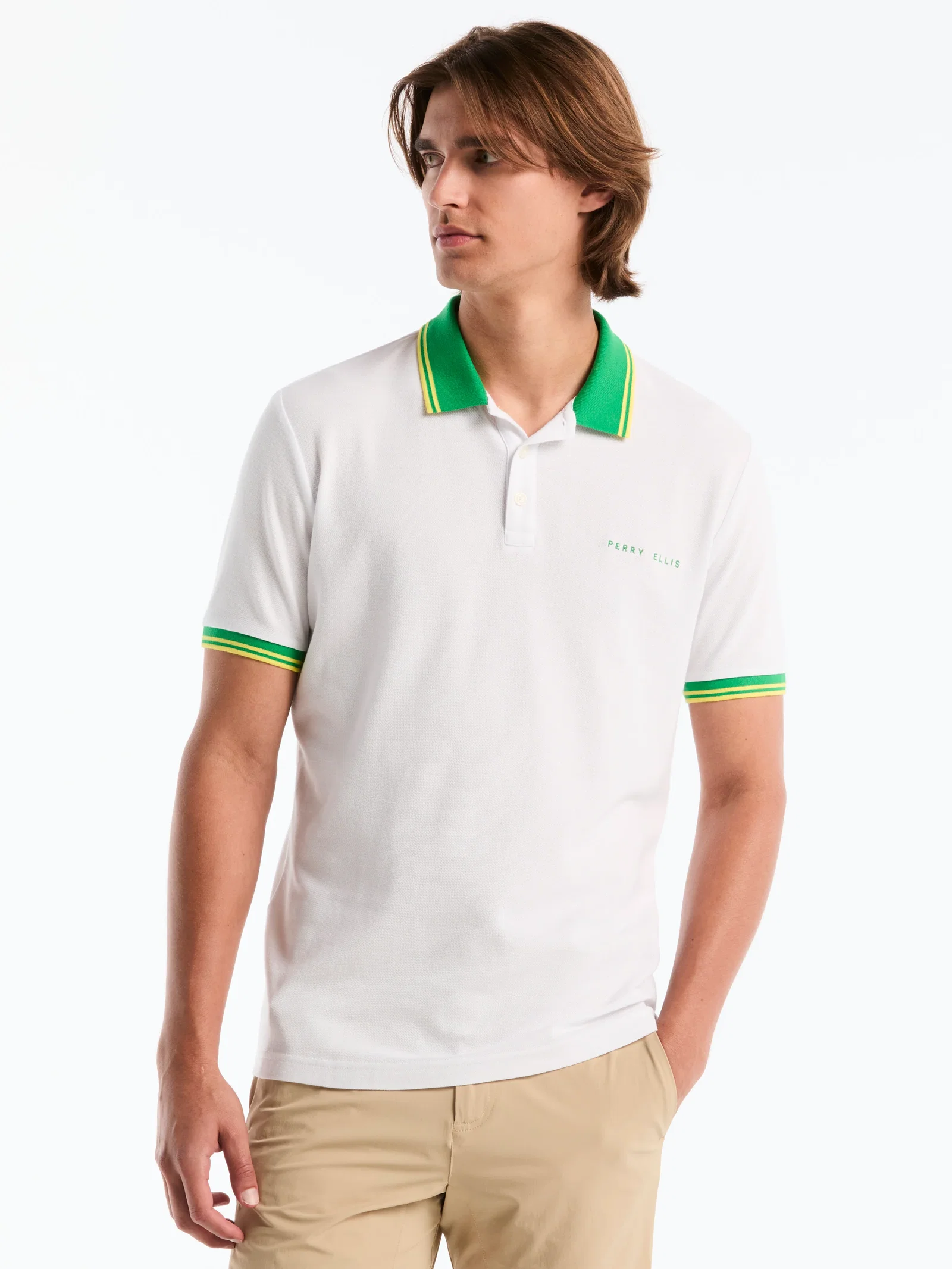 Cotton Pique Polo Shirt Brazil Edition Cotton Pique Polo Shirt Brazil Edition