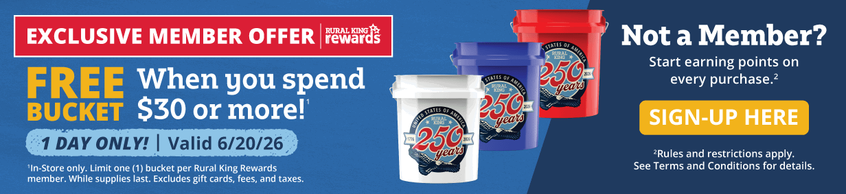 Bucket Sale