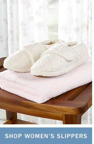 Shop Women's Slippers. Women's Perfect Comfort Adjustable Wrap Slippers
