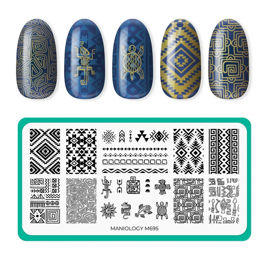 Image of Maniology - Stamping Plate - Ancient Geometry #M695
