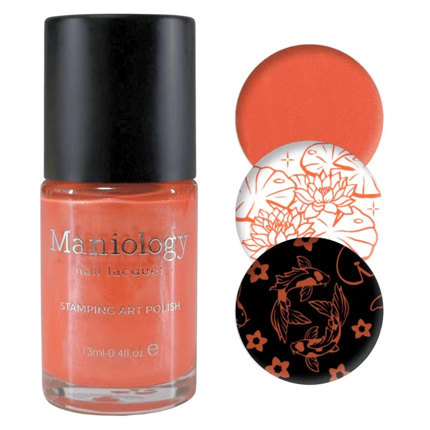 Image of Maniology - Stamping Nail Polish - Orange Pearl - Koi (B581)