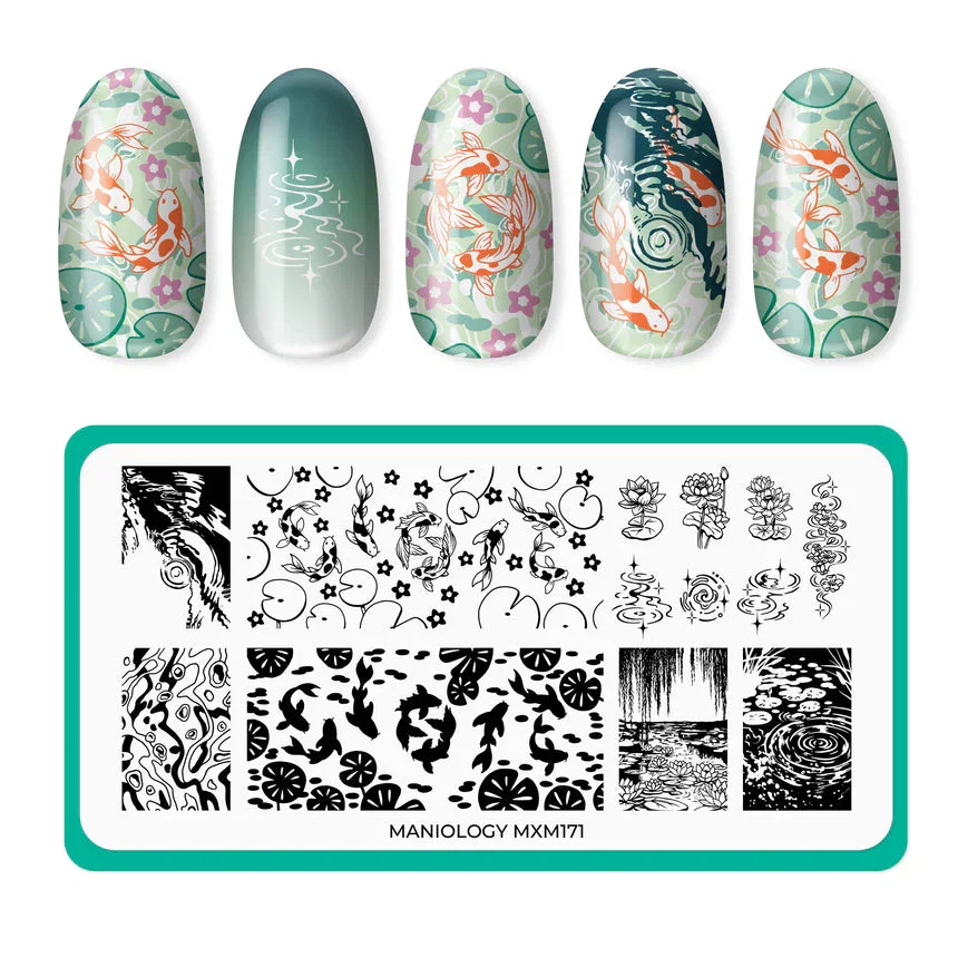 Image of Maniology - Stamping Plate - Enchanted Waters: Floating Mirage (MXM172)