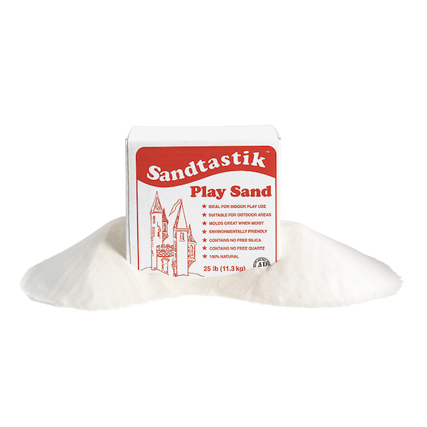 Sandtastik White Play Sand, 25 lb.