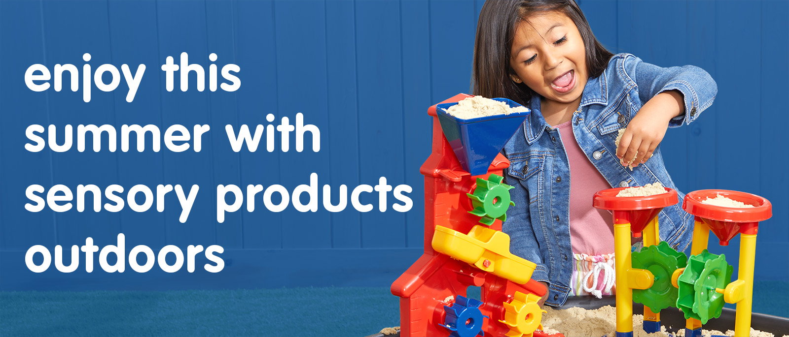 Enjoy this summer with sensory products outdoors