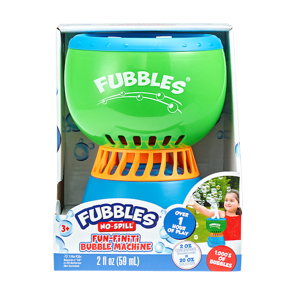 Fubbles® No-Spill® Fun-Finiti Bubble Machine