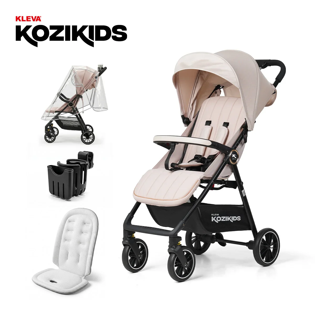 Image of KLEVA® KoziKids Compact & Lightweight Travel Stroller - 6 Months to Toddler