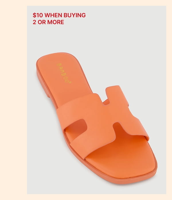 Shop H Band Open Toe Slide Sandals