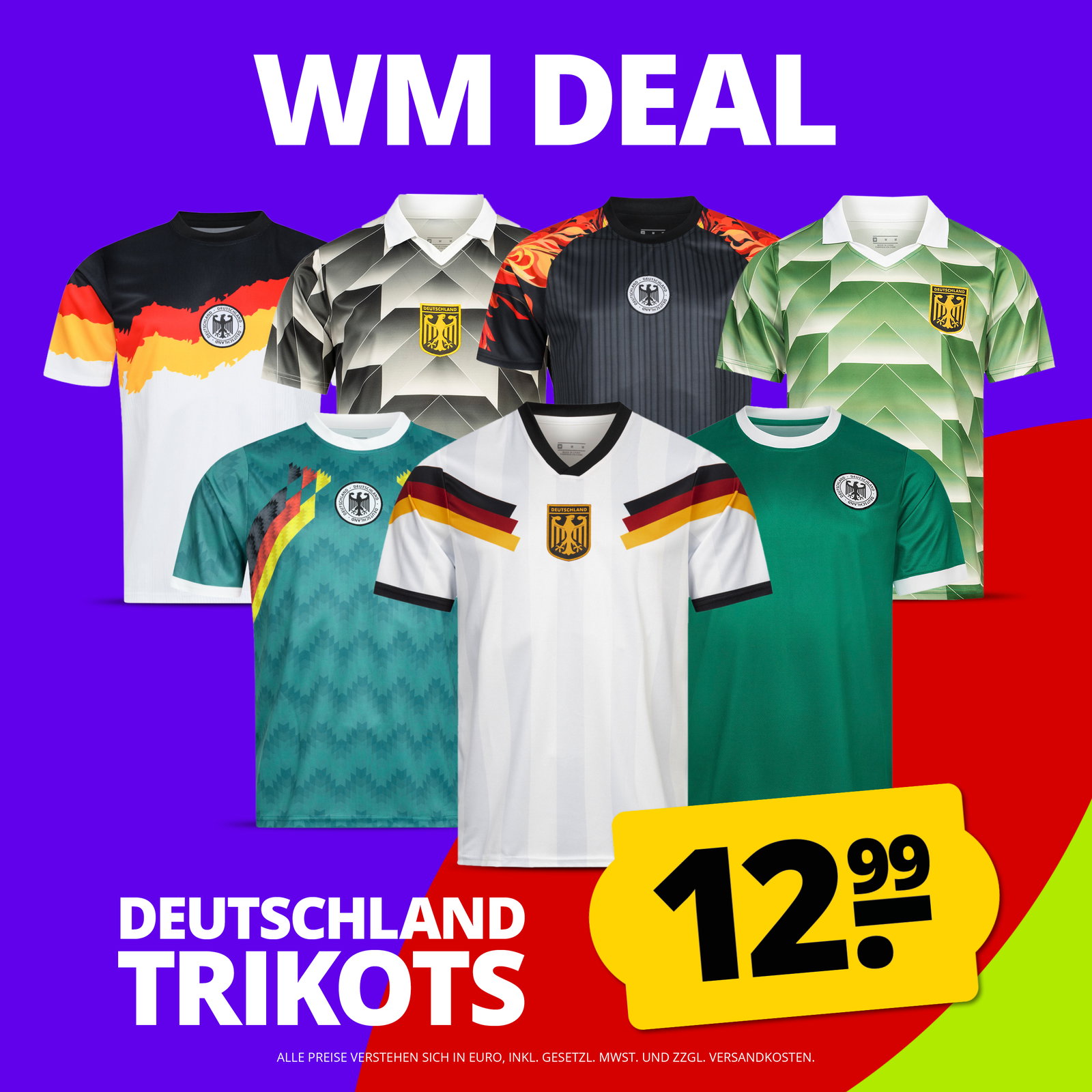 Deutschland "Retro History" JELEX Herren Heim Trikot