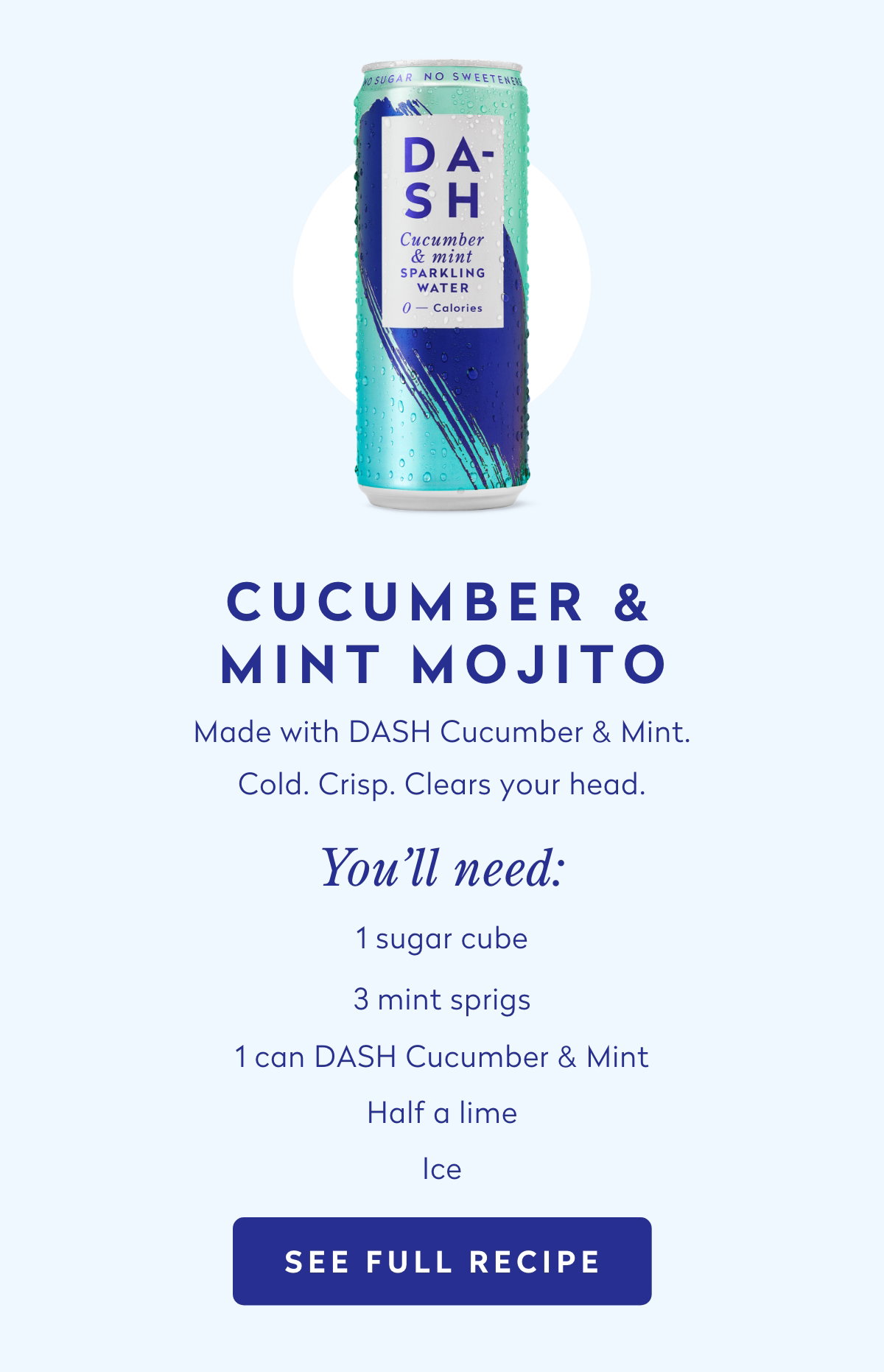 Cucumber & Mint Mojito