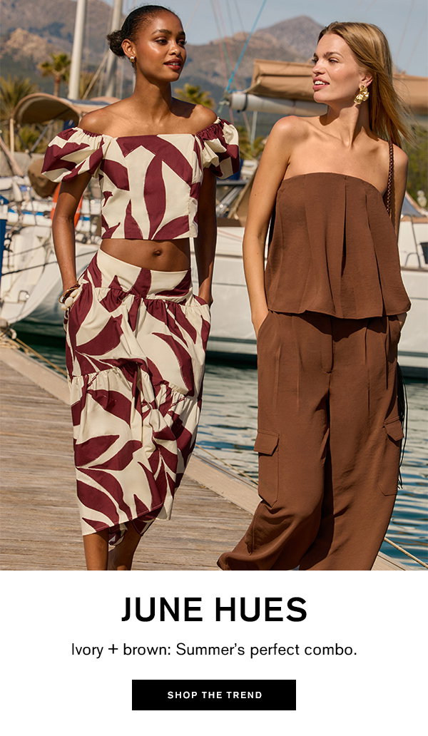 Ivory and brown