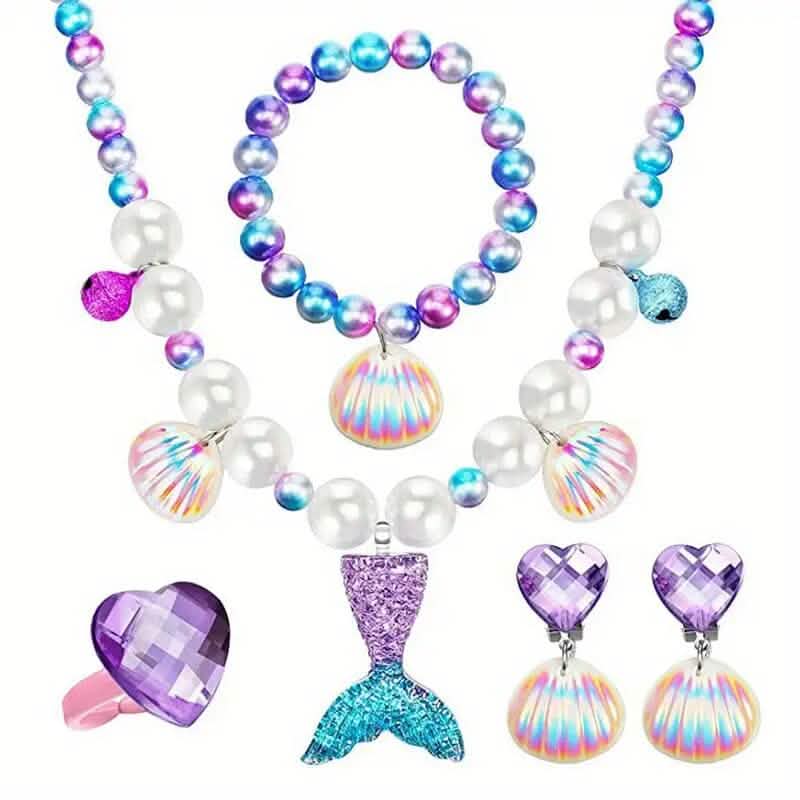 Image of Mermaid-Themed Jewelry Set for Youngsters