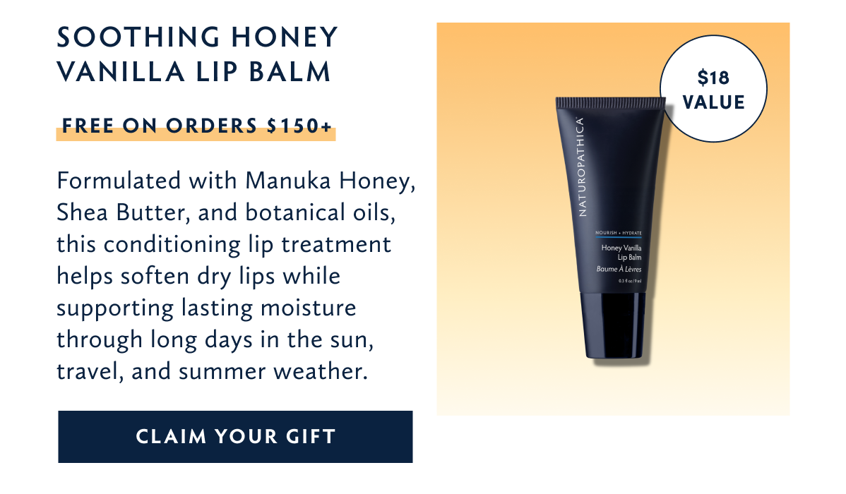 Soothing Honey Vanilla Lip Balm Claim Your Gift