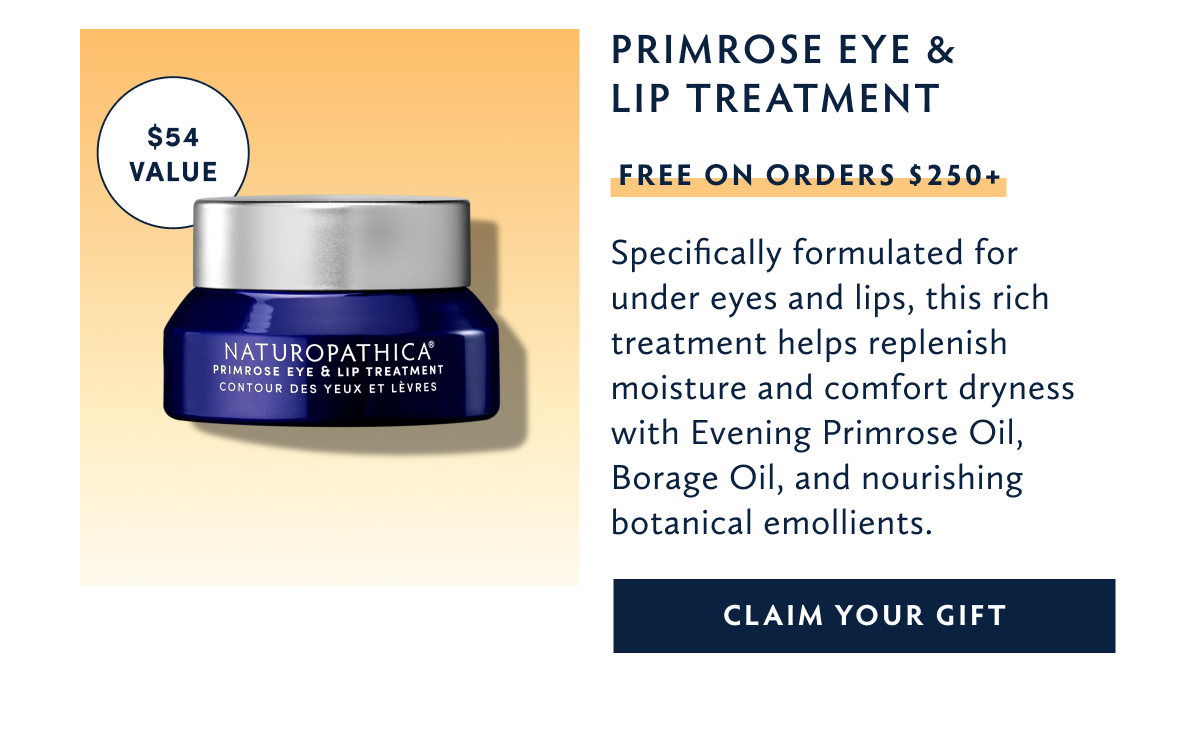 Primrose Eye & Lip Treatment Claim Your Gift