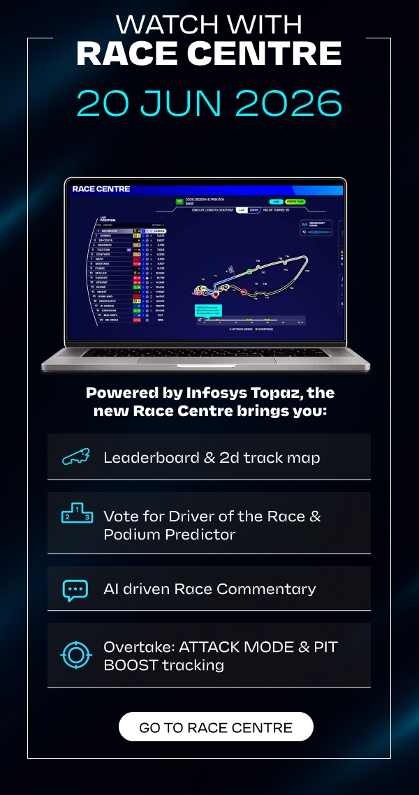 Watch with Race Centre - 20 June 15:05 CST