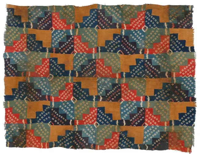 Wari Resist-Dyed Mantle, circa 800-900 CE.