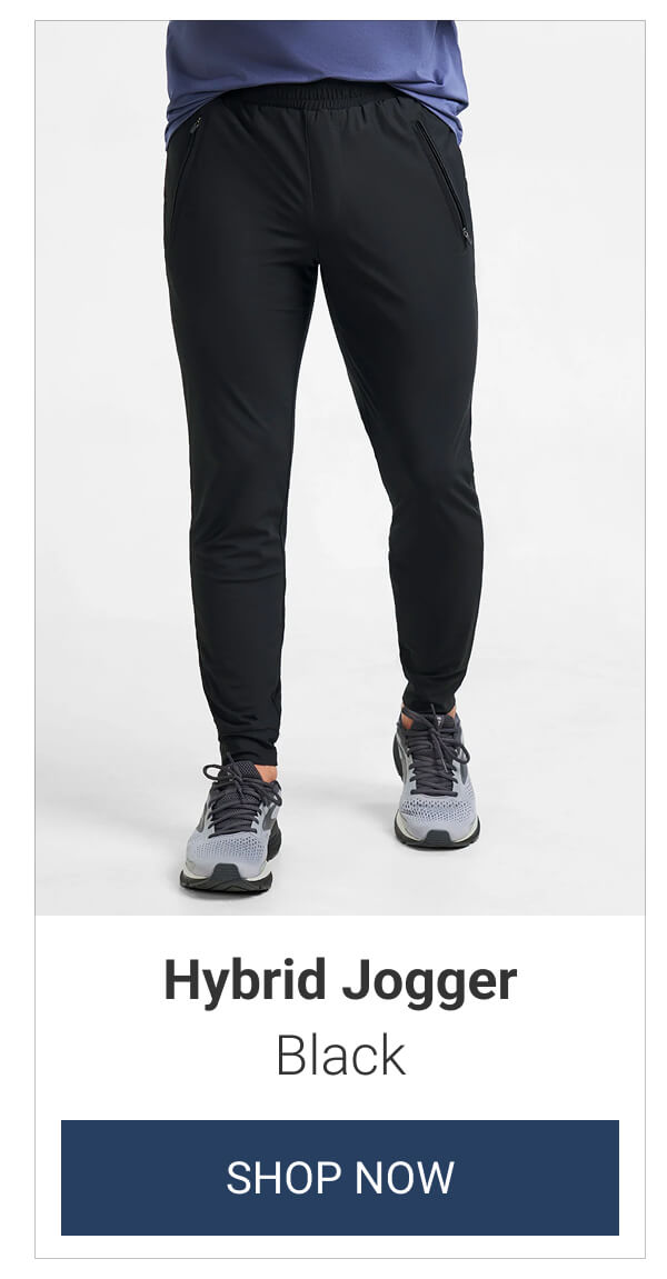 Black Hybrid Jogger