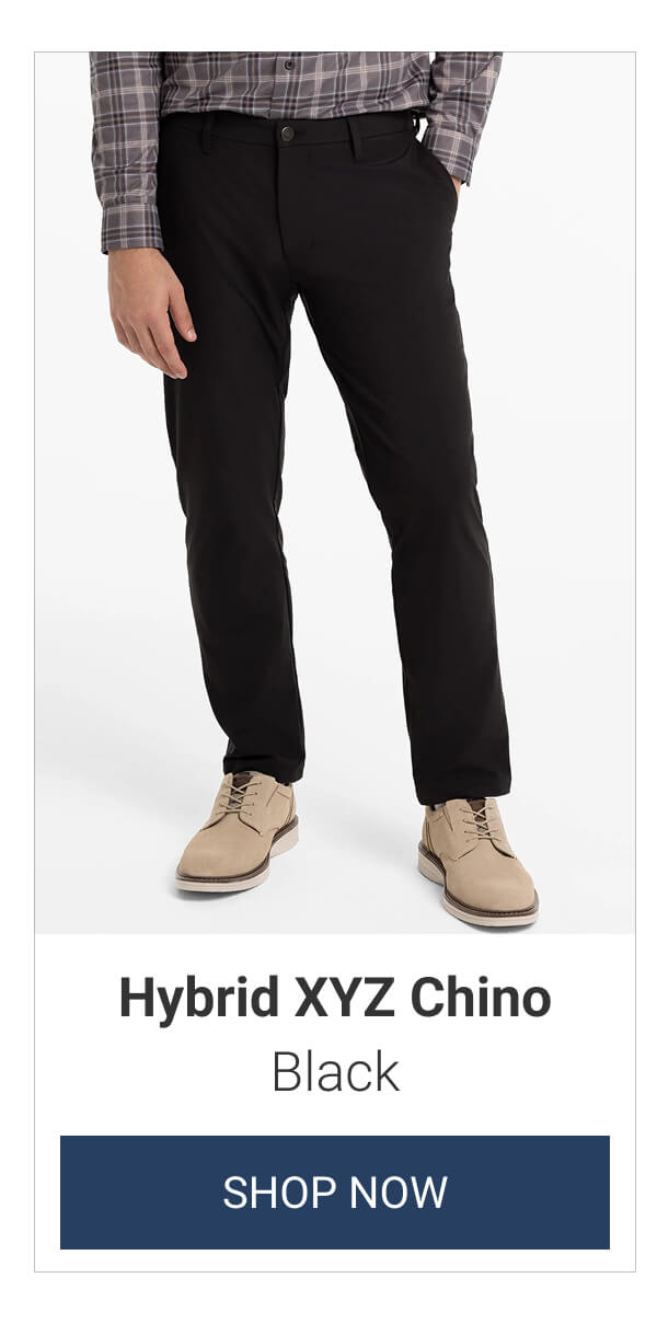 Black Hybrid XYZ Chino