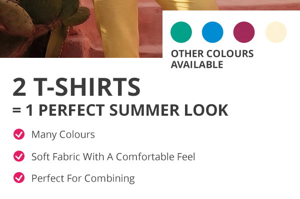 2 T-Shirts = 1 perfect summer look