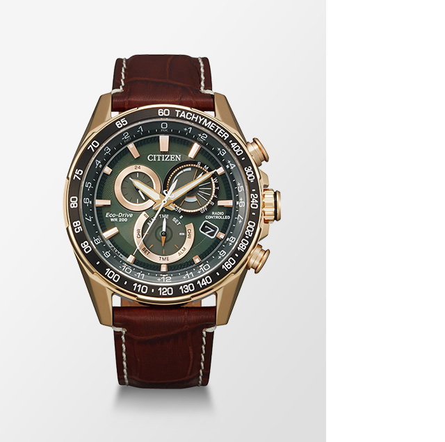 PCAT Green Dial Leather Strap CB5919-00X