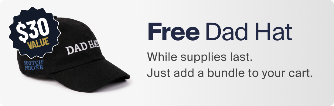 Free Dad Hat > While supplies last. > Just add a bundle to your cart. 