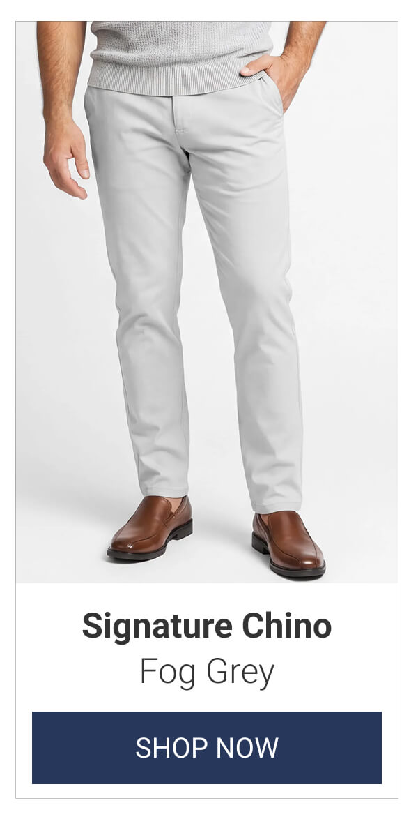 Fog Grey Signature Chino