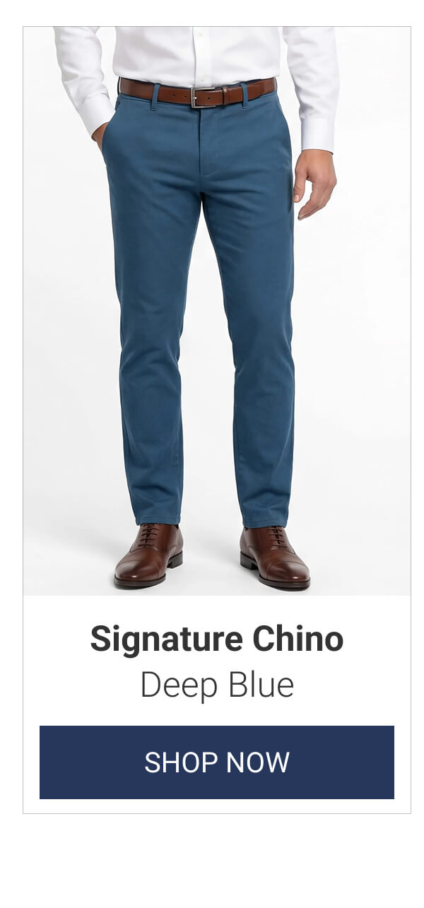 Deep Blue Signature Chino