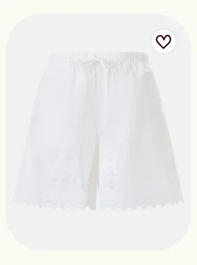 Embellished Woven Standard Shorts