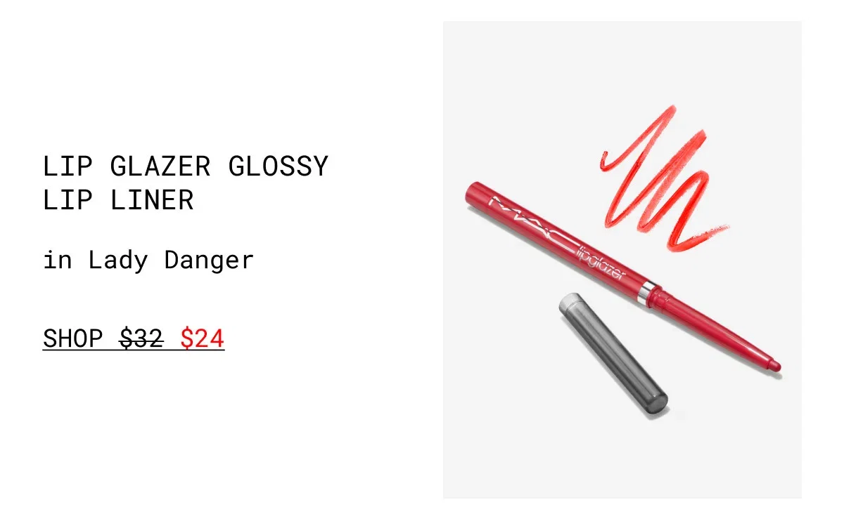 LIP GLAZER GLOSSY LIP LINER | in Lady Danger | SHOP $24