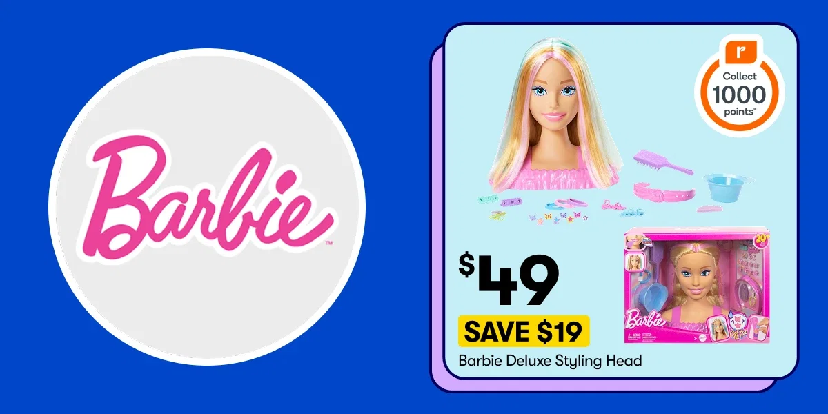 Barbie Styling Head $49