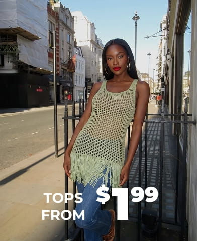 SHOP TOPS FROM $1.99