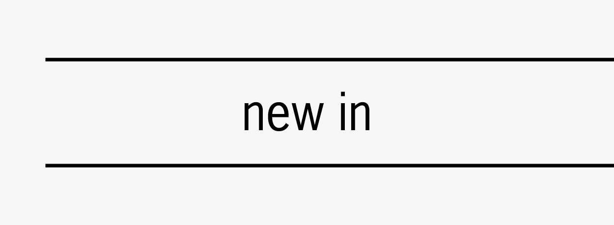 New In