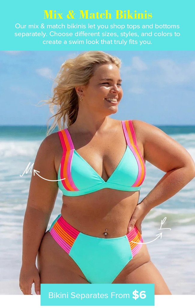 Bikinis from $5!