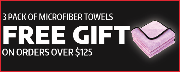 Free 3 Pack of Microfiber Towels On Orders Over $125