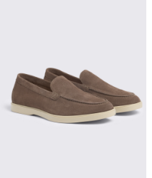 Almond Lewisham Relaxed Suede Loafers