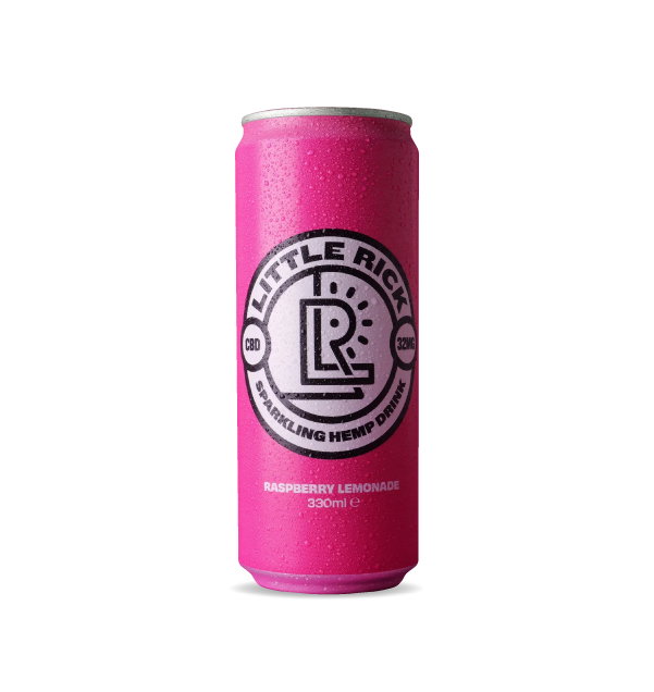Image of Little Rick CBD 32mg Raspberry Lemonade Flavour 250ml