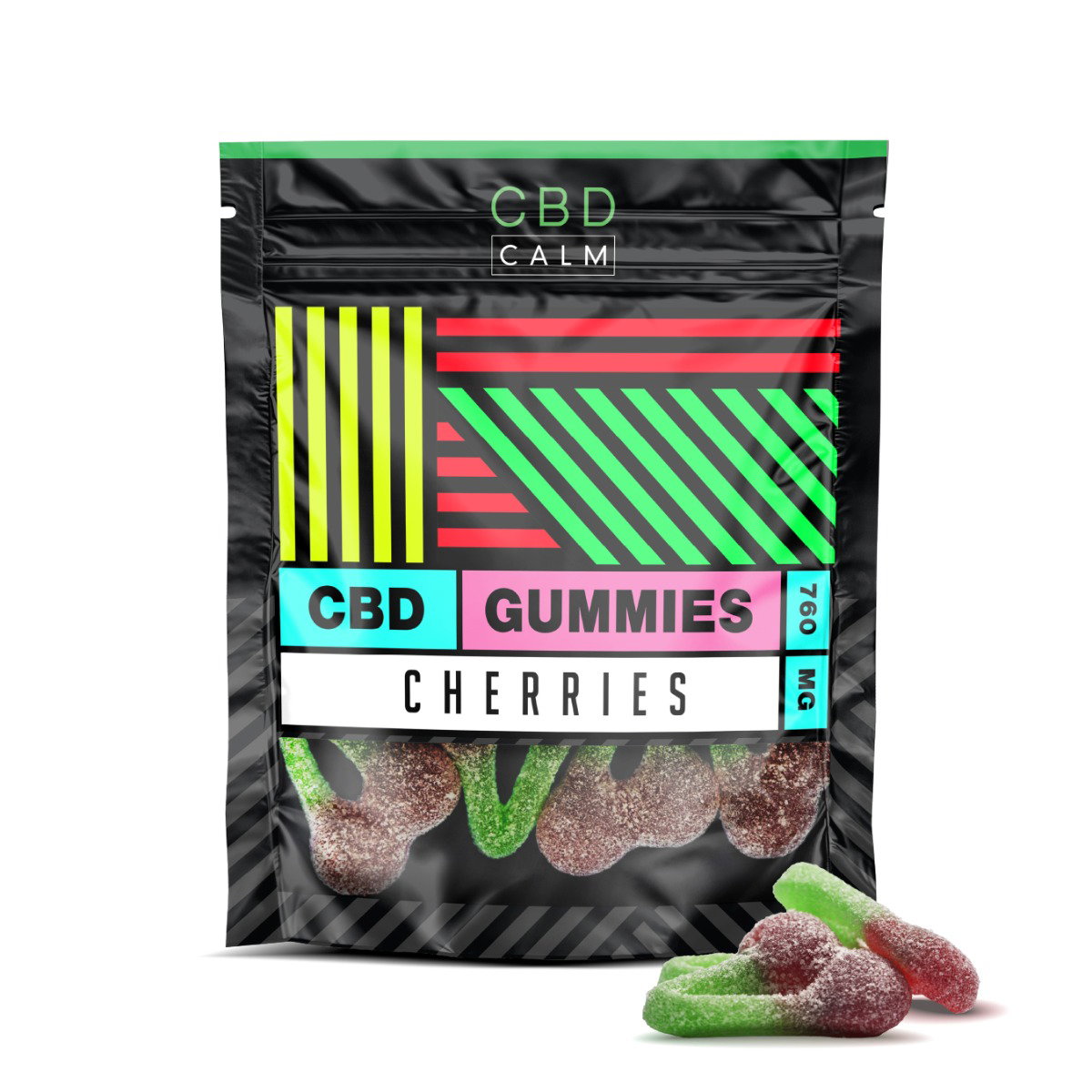 Image of CBD Calm 760mg Cherries Gummies Grab Bag