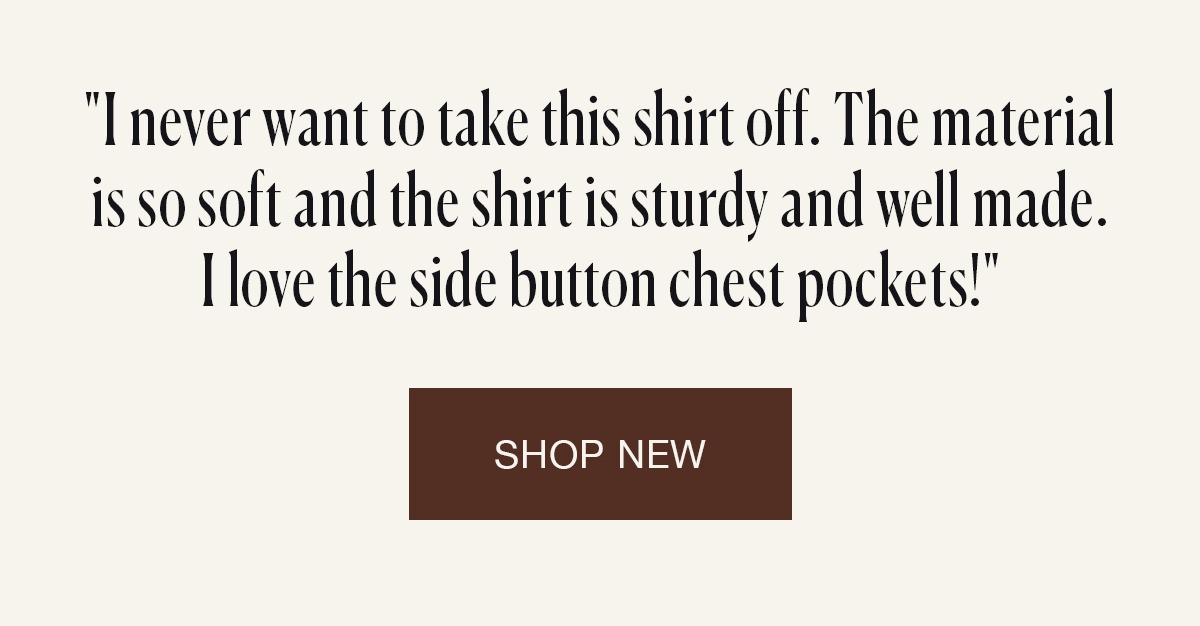 "I never want to take this shirt off"