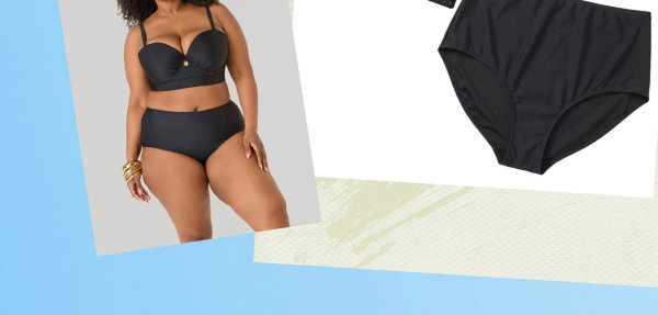 High Waist Swim Briefs