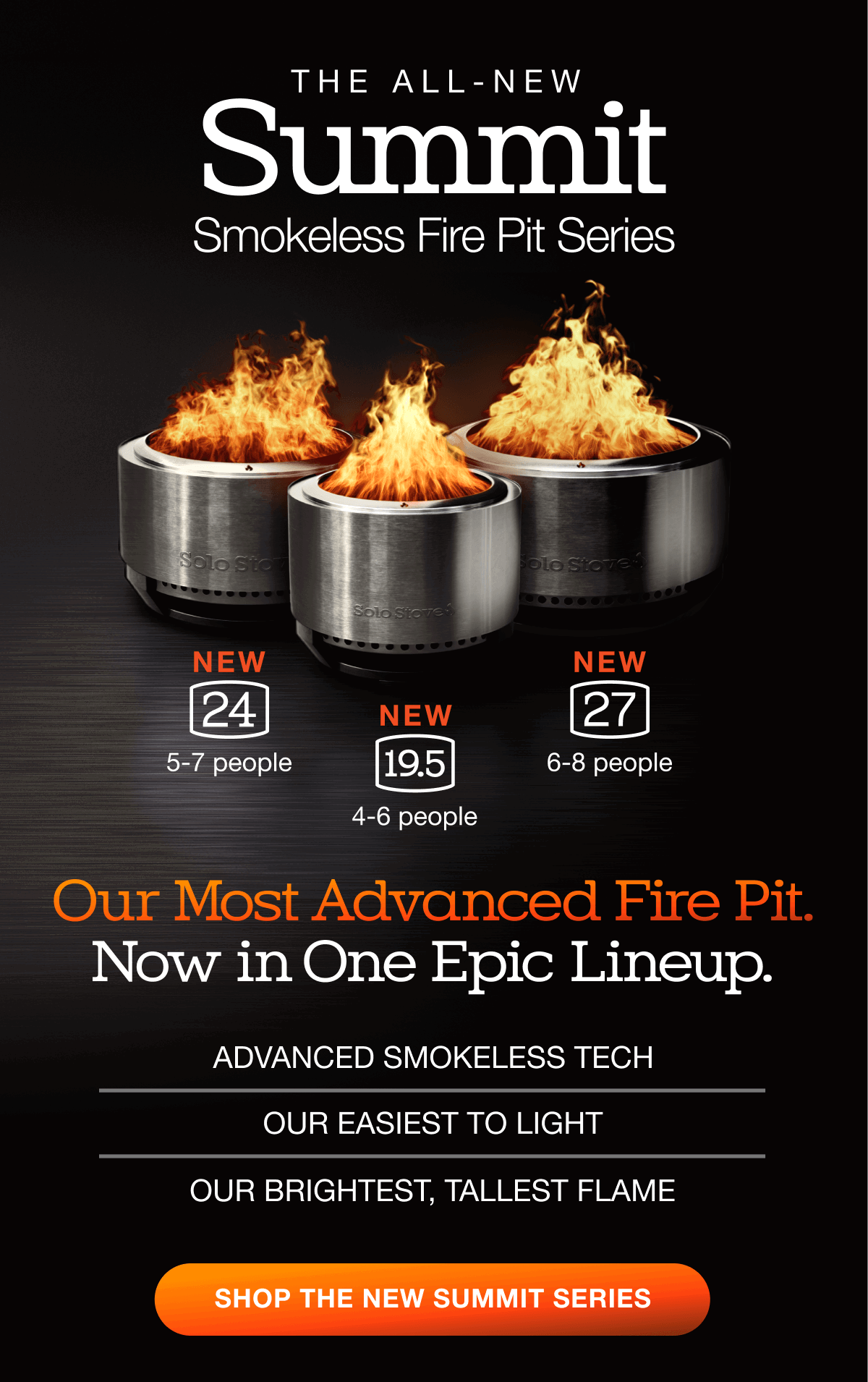 Summit Smokeless Fire Pit Series