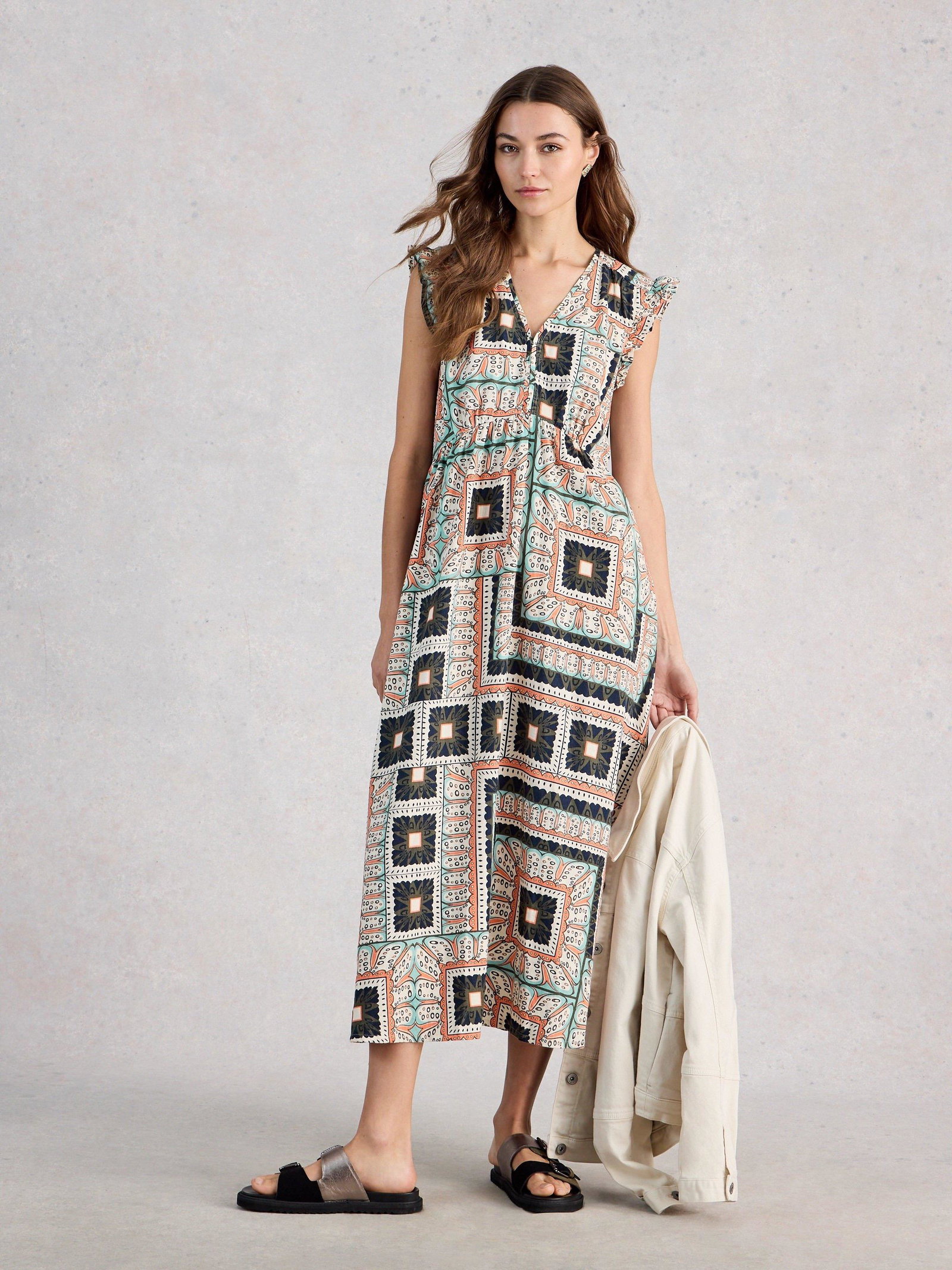 Shop Lorna Linen Blend Maxi Dress