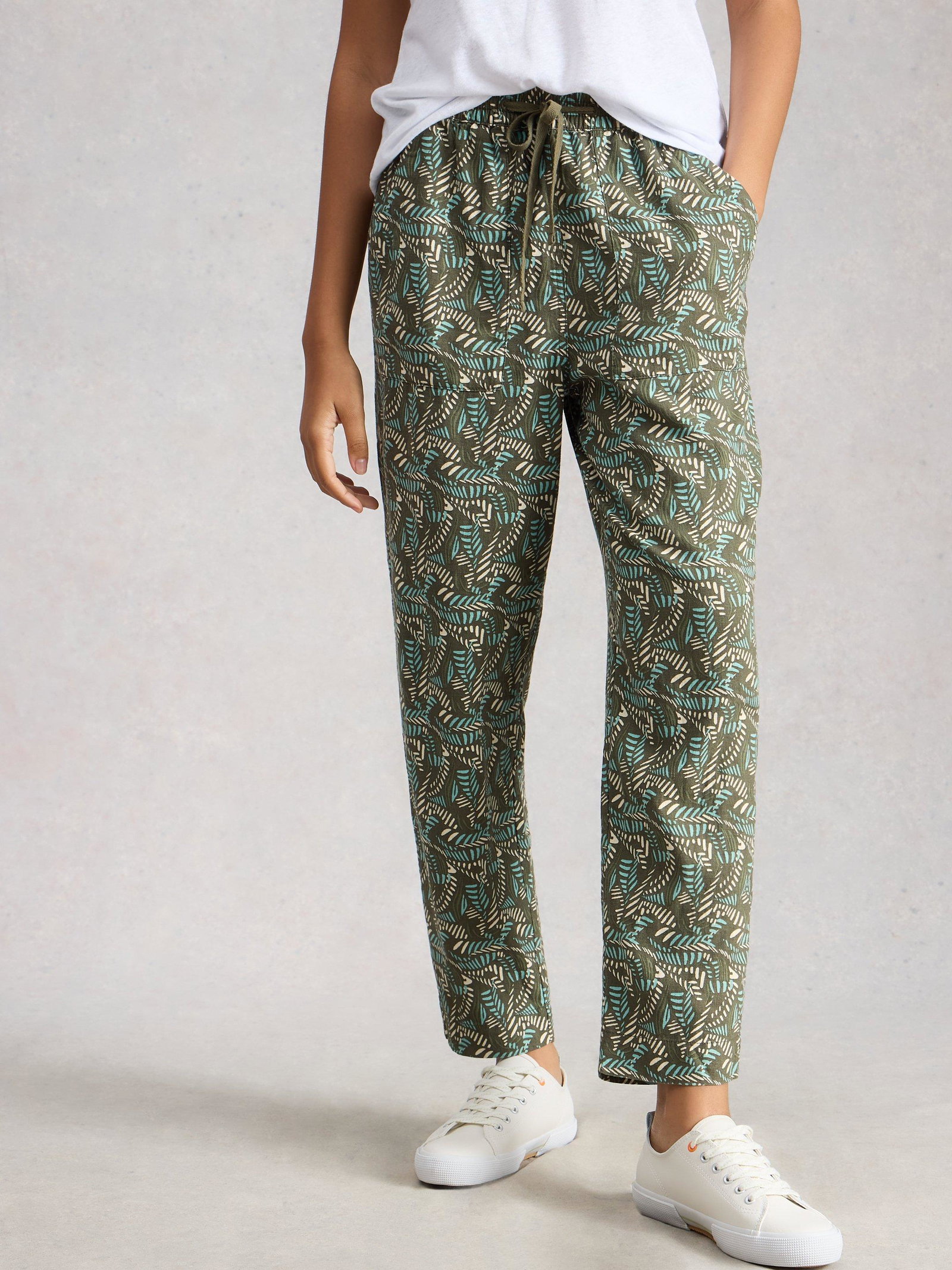 Shop Elle Linen Blend Trouser