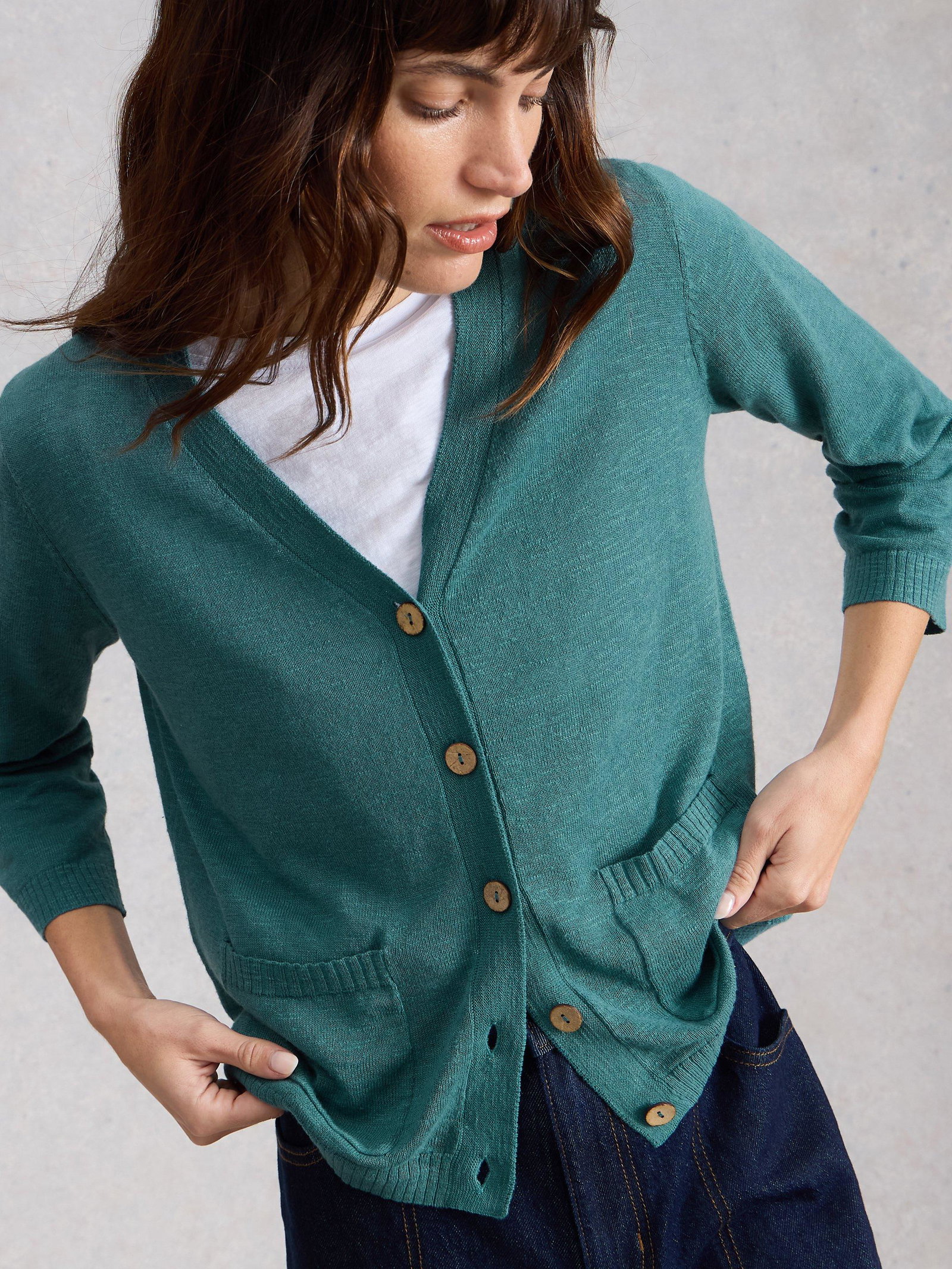 Shop Nova Linen Blend Cardi