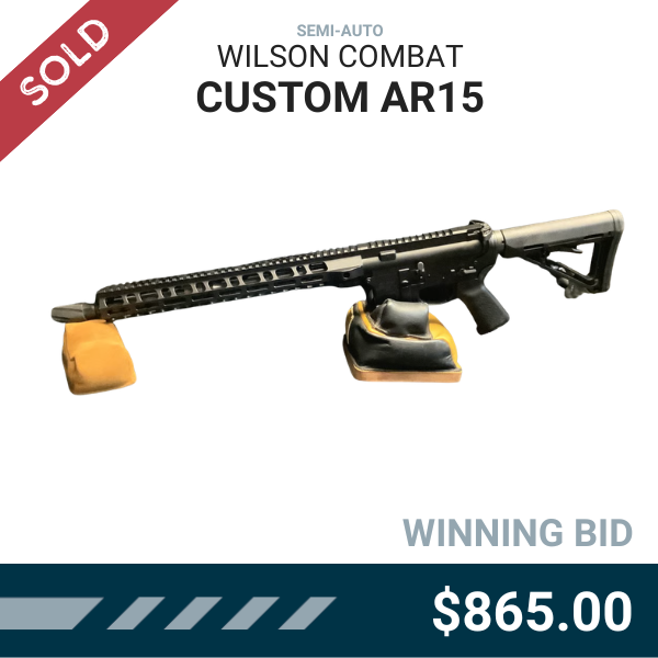 Recently Ended: WILSON COMBAT CUSTOM AR-15